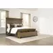Waynely Medium Brown California King Storage Panel Bed