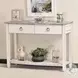 Garden Gate Distressed Grey Rectangular Console Table
