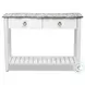 Garden Gate Distressed Grey Rectangular Console Table