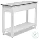 Garden Gate Distressed Grey Rectangular Console Table