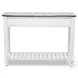 Garden Gate Distressed Grey Rectangular Console Table
