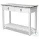 Garden Gate Distressed Grey Rectangular Console Table