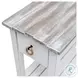 Garden Gate Distressed Grey Rectangular Chairside Table
