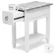 Garden Gate Distressed Grey Rectangular Chairside Table