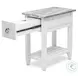 Garden Gate Distressed Grey Rectangular Chairside Table