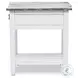 Garden Gate Distressed Grey Rectangular Chairside Table