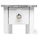 Garden Gate Distressed Grey Rectangular Chairside Table