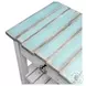 Garden Gate Distressed Bleu and White Entertainment Center