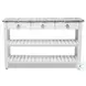 Garden Gate Distressed Grey Entertainment Center