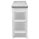 Garden Gate Distressed Grey Entertainment Center