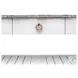 Garden Gate Distressed Grey Entertainment Center