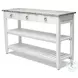 Garden Gate Distressed Grey Entertainment Center