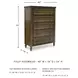 Sturlayne Brown 5 Drawer Chest