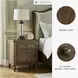 Sturlayne Brown 3 Drawer Nightstand