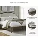 Sturlayne Cream And Brown California King Upholstered Panel Bed