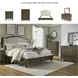 Sturlayne Cream And Brown California King Upholstered Panel Bed