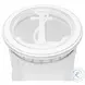 Riviera Blanc Round End Table