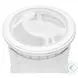 Riviera Blanc Round End Table