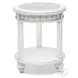 Riviera Blanc Round End Table