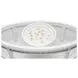 Monaco Blanc Oval Glass Top Coffee Table with Tray Insert