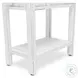 Riviera Blanc Rectangular Chairside Table