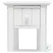 Riviera Blanc Rectangular Chairside Table