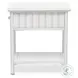 Riviera Blanc Rectangular Chairside Table