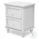 Riviera Blanc 2 Drawer Nightstand