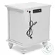 Riviera Blanc 2 Drawer Nightstand