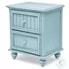 Riviera Bleu 2 Drawer Nightstand