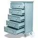 Riviera Bleu 5 Drawer Chest