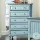 Riviera Bleu 5 Drawer Chest