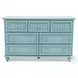 Riviera Bleu 7 Drawer Dresser