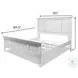 Riviera Blanc King Panel Bed