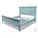 Riviera Bleu King Panel Bed