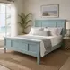 Riviera Bleu King Panel Bed
