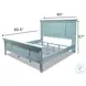 Riviera Bleu King Panel Bed