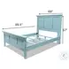 Riviera Bleu Queen Panel Bed