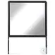 Rowanbeck Gray and Black Upholstered Panel Bedroom Set