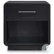 Rowanbeck Gray and Black Upholstered Panel Bedroom Set
