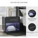 Rowanbeck Black One Drawer Nightstand