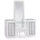 Chalanna White Rectangular Vanity Mirror with LED