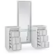 Chalanna White Rectangular Vanity Mirror with LED