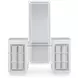 Chalanna White Rectangular Vanity Mirror with LED
