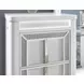 Chalanna White 6 Drawer Vanity Desk with USB Charging and LED
