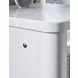 Chalanna White 6 Drawer Vanity Desk with USB Charging and LED