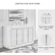 Chalanna White Lacquer Dresser