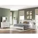 Chadworth Antique White 8 Drawer Dresser and Rectangular Mirror
