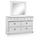Chadworth Antique White Poster Bedroom Set
