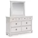 Chadworth Antique White Poster Bedroom Set